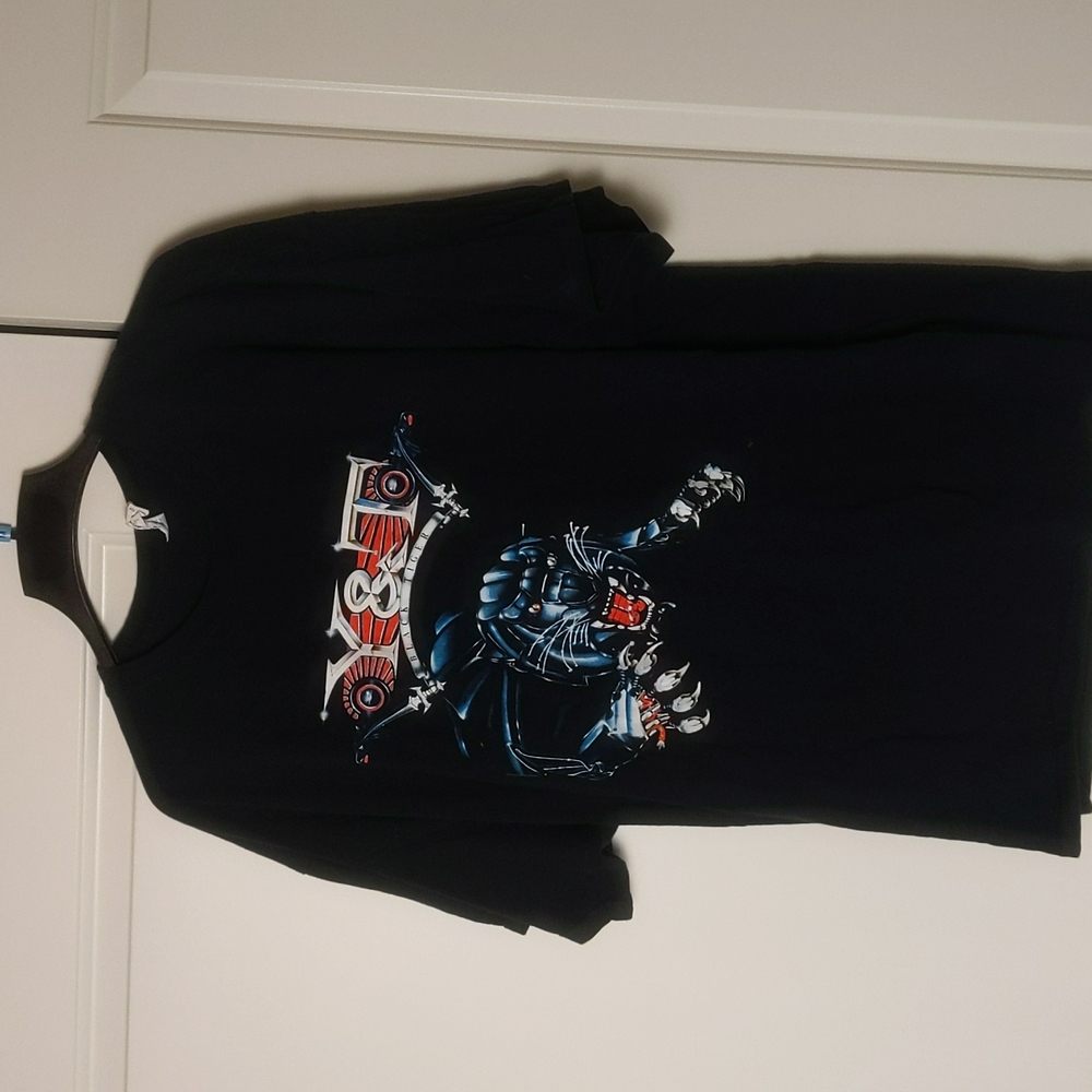 Y & T Concert T-shirt Black Tiger World Tour